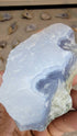 Raw Blue Lace Agate Geode from Malawi