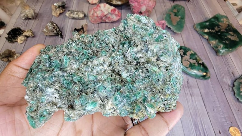 Large Gorgeous Gemmy Emerald in Mica Raw Specimen