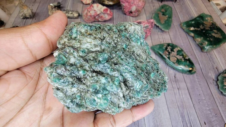 Large Gorgeous Gemmy Emerald in Mica Raw Specimen