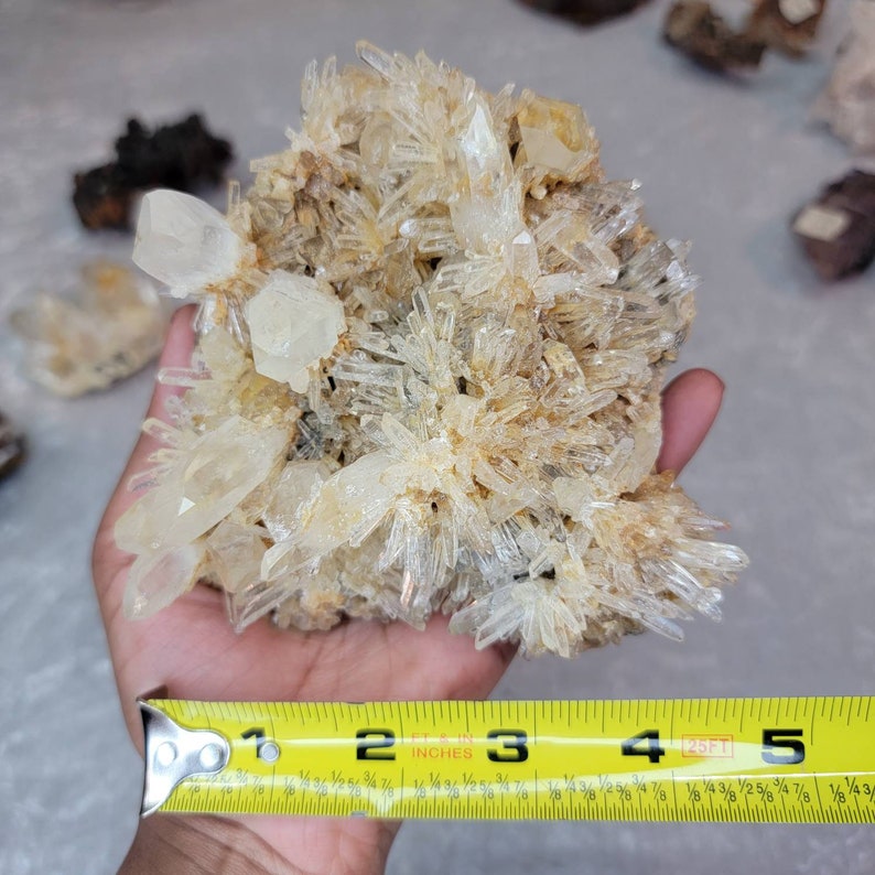 Crazy & Chaotic Lemurian Colombian Quartz Cluster