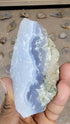 Raw Blue Lace Agate Geode from Malawi