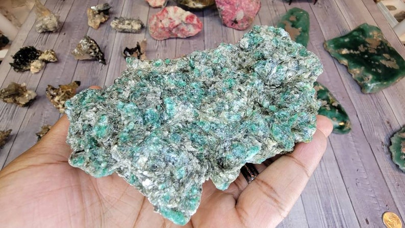 Large Gorgeous Gemmy Emerald in Mica Raw Specimen