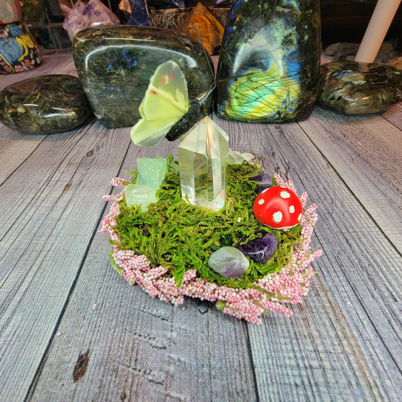 Mini Crystal Fairy Garden Decor