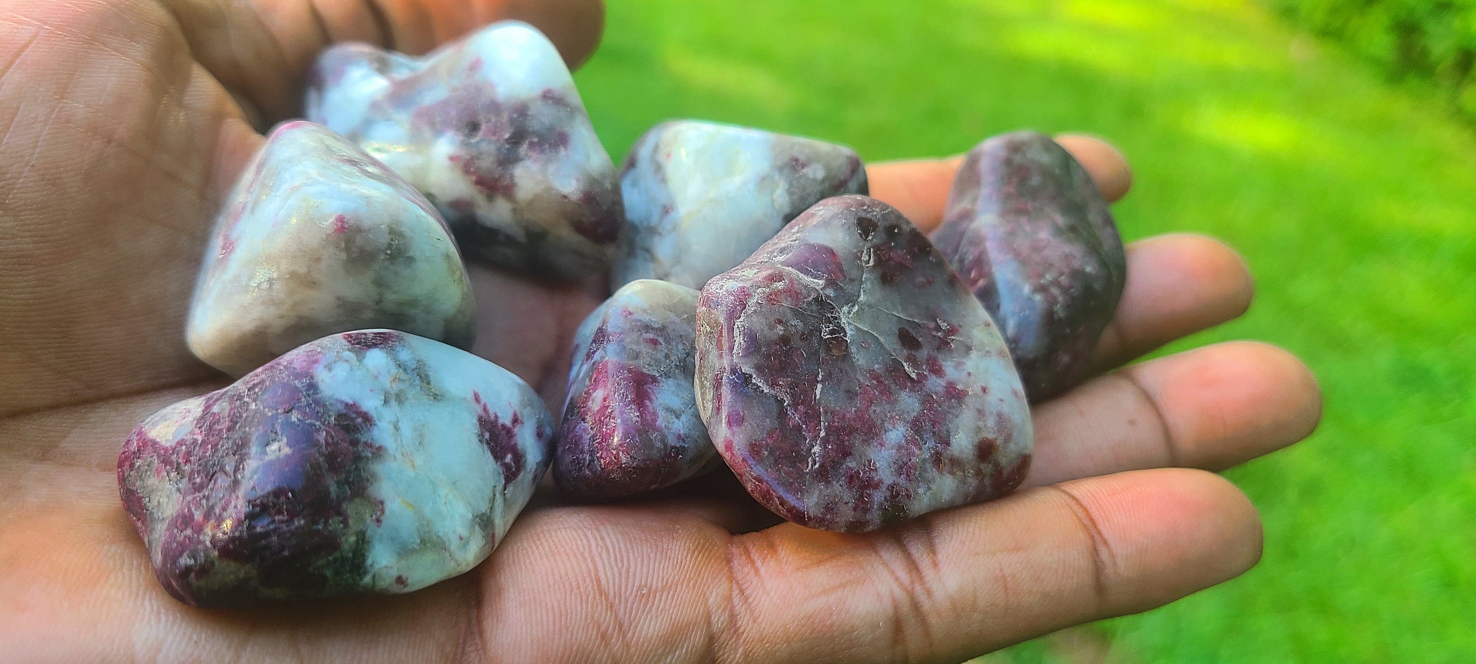 Pink Tourmaline Tumbled