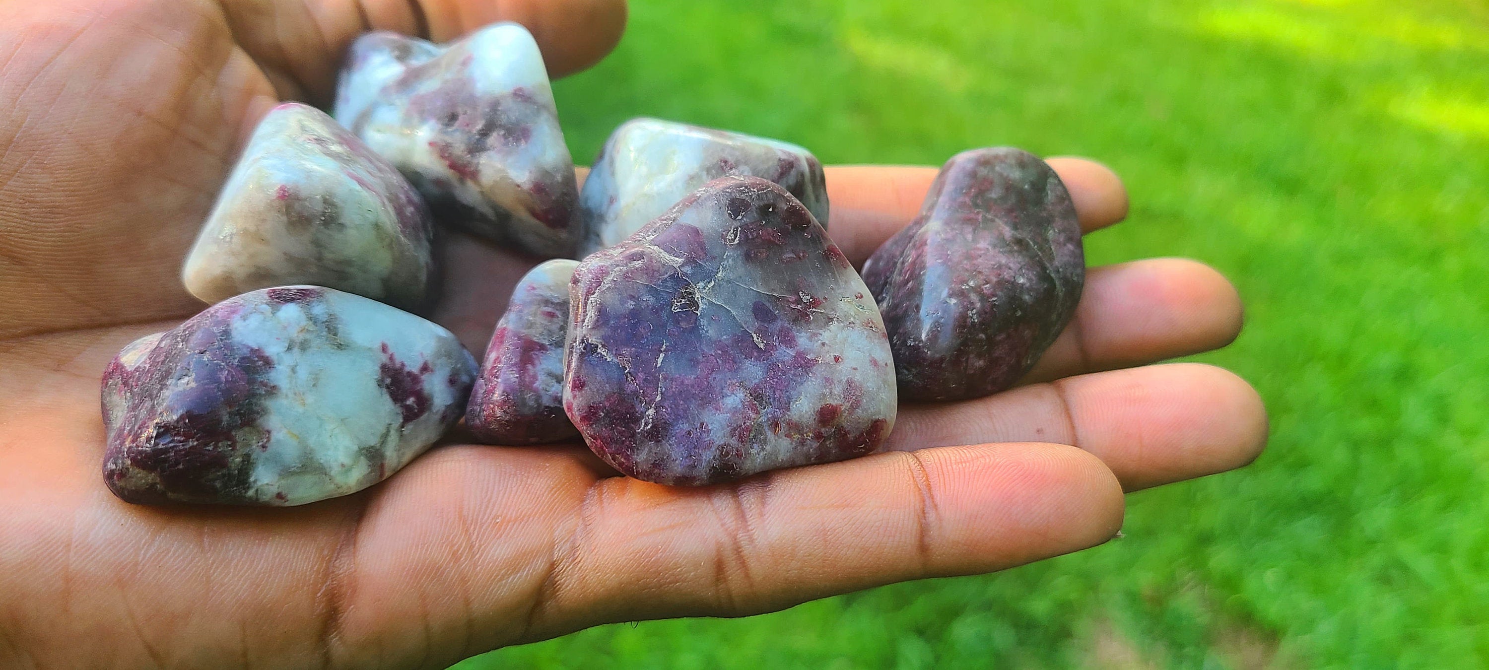 Pink Tourmaline Tumbled