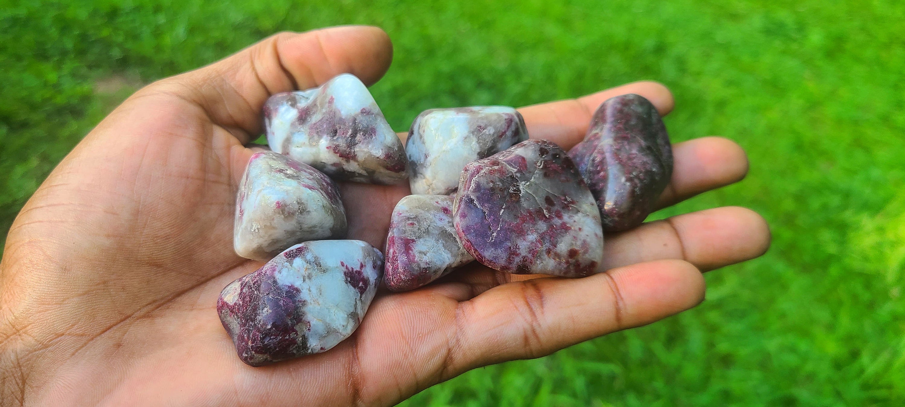 Pink Tourmaline Tumbled