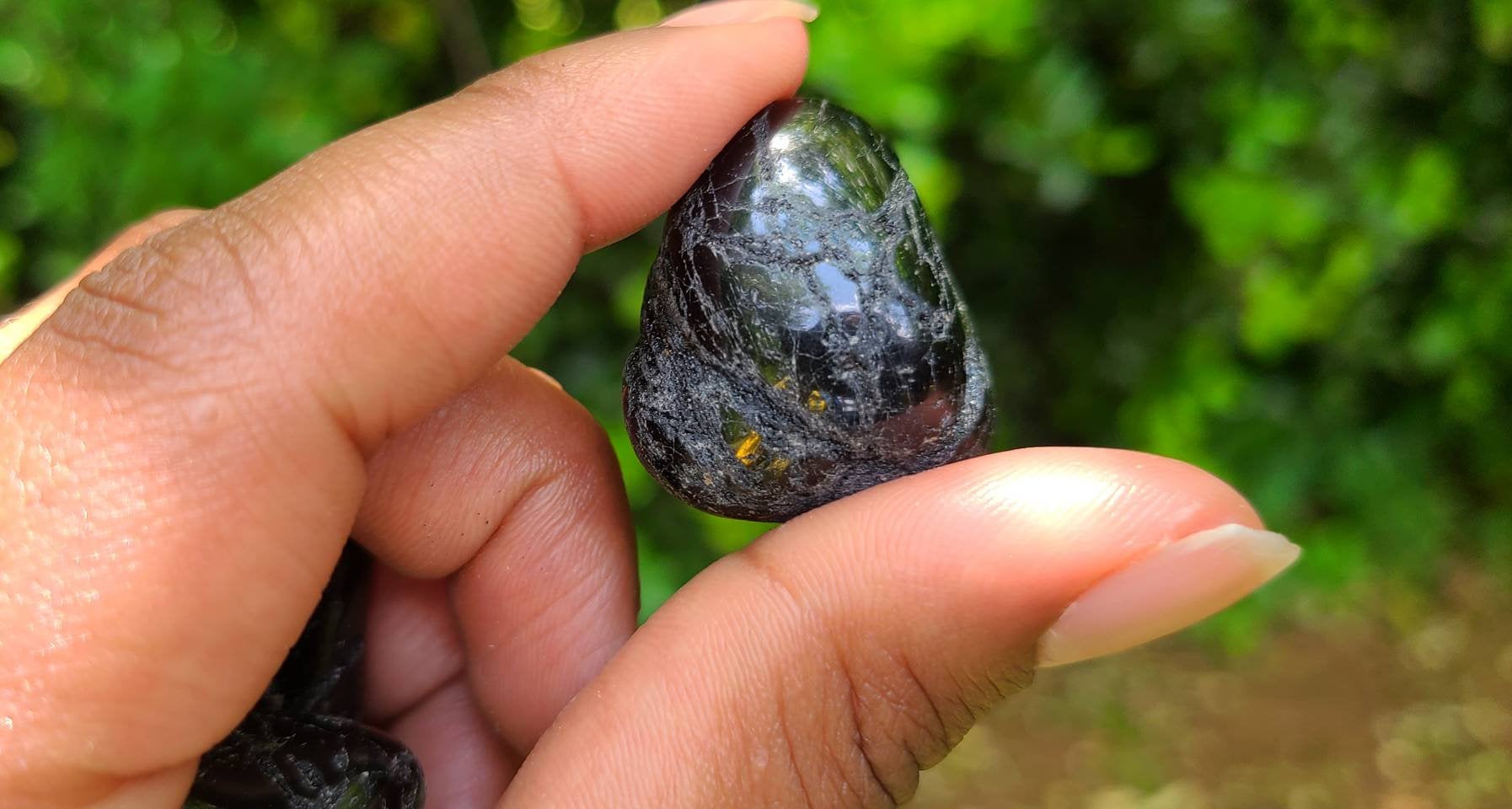 Black Tourmaline Tumbled