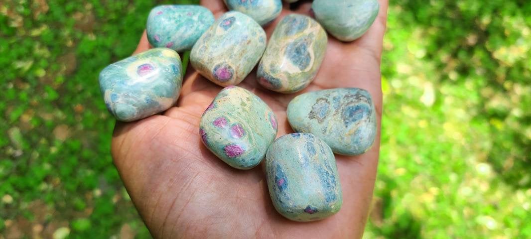 Ruby in Fuchsite Tumbled