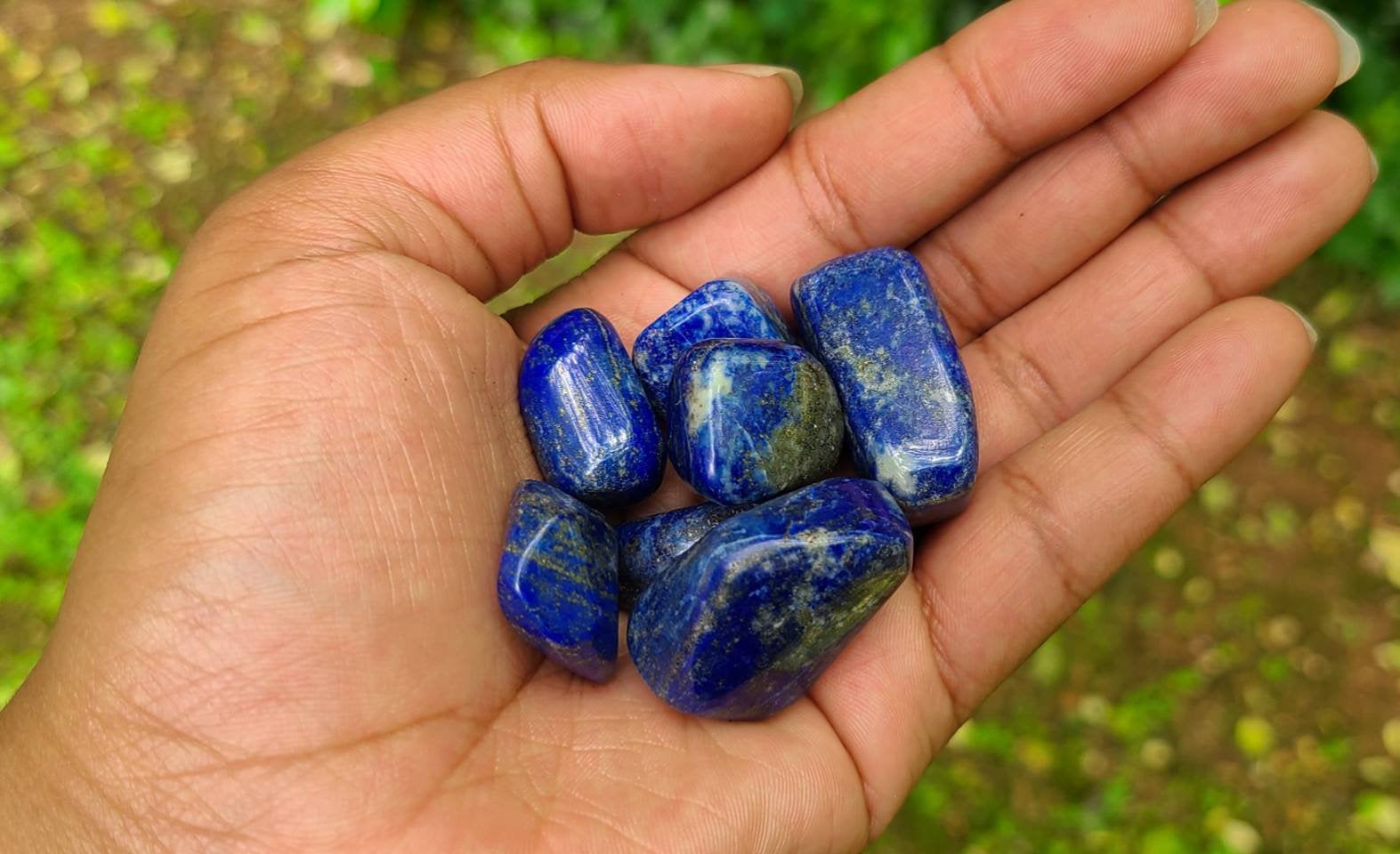 Pretty Lapis Lazuli Tumbled Crystals