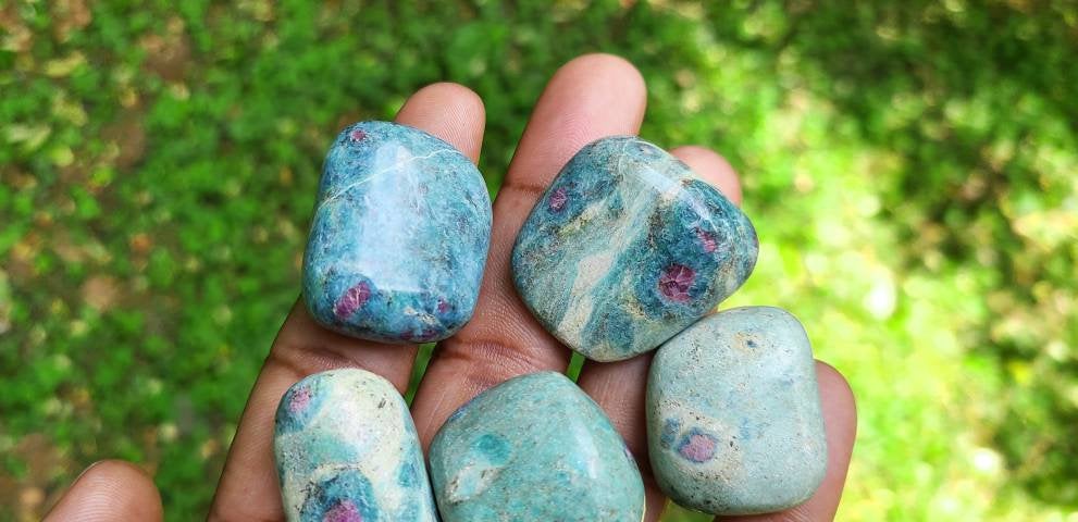 Ruby in Fuchsite Tumbled